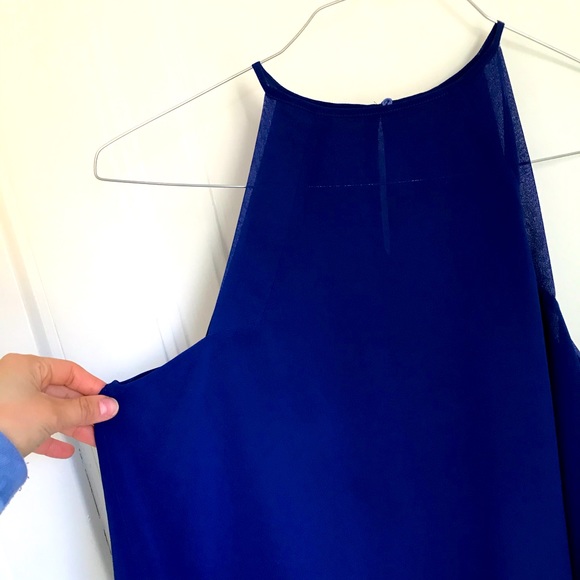 Cobalt blue halter top from Zara - Picture 4 of 4